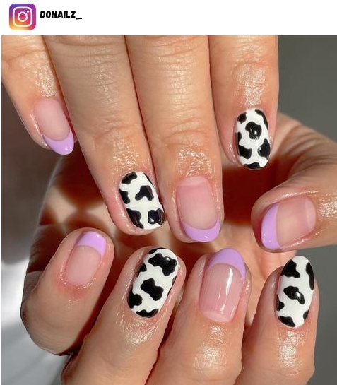 cow nail design ideas