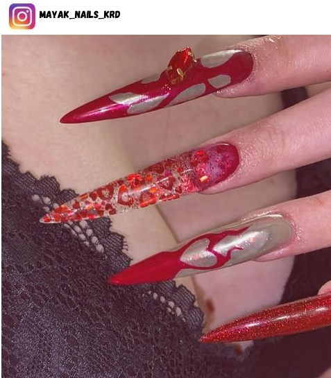 crazy nail polish design