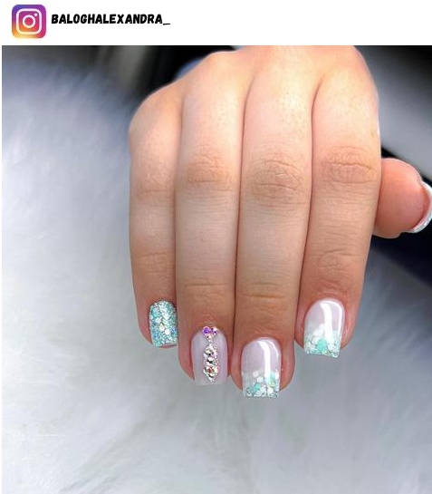 glitter ombre nail designs
