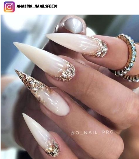 glitter ombre nail design ideas