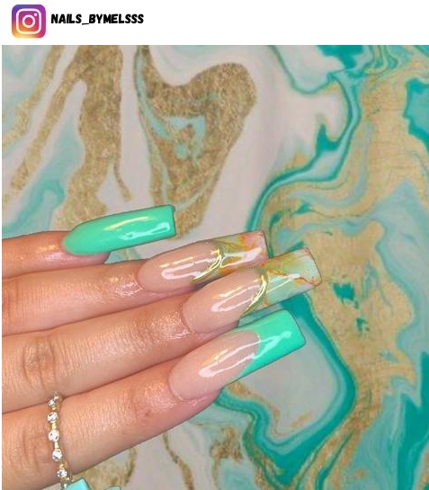 gold french tip nail designs