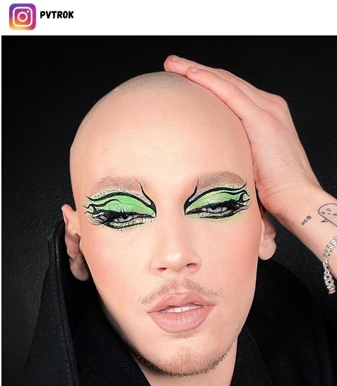 green eye makeup looks