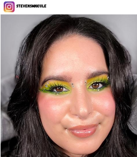 green eye makeup ideas
