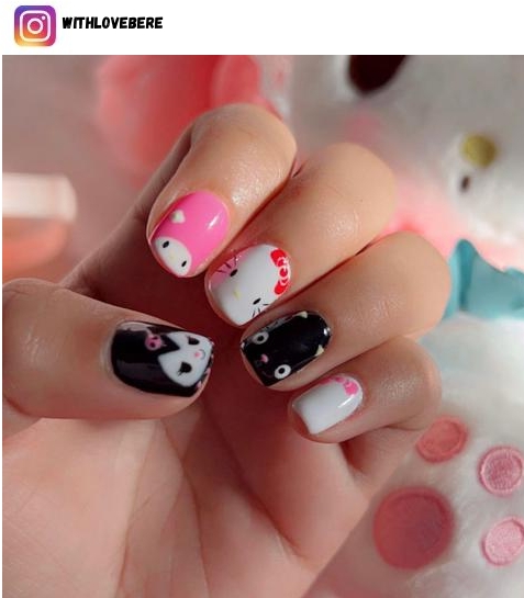 Hello Kitty White Nails – glamnetic
