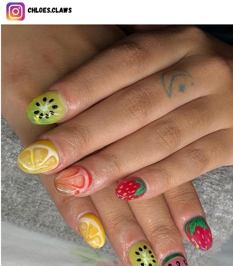 kiwi nail design ideas