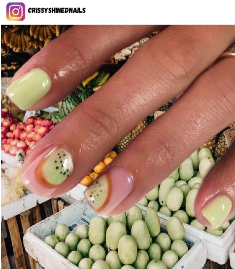 kiwi nail designs