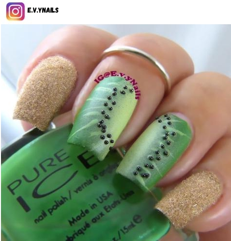 kiwi nail design ideas