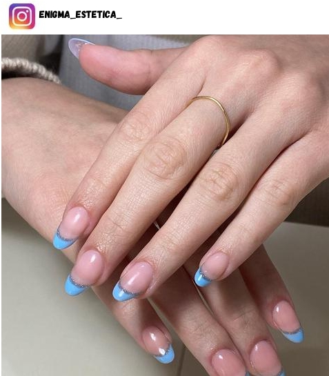light blue nail design ideas