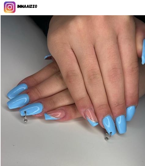 light blue nail design ideas