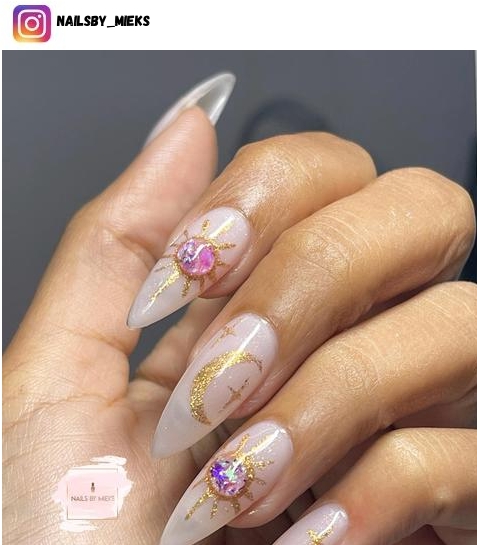 mooon nail polish design