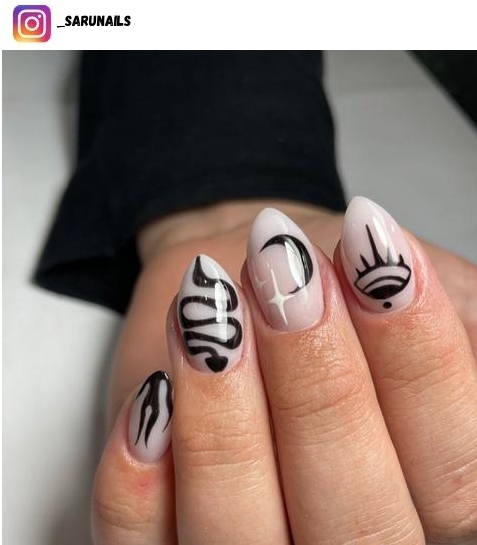 mooon nail design ideas
