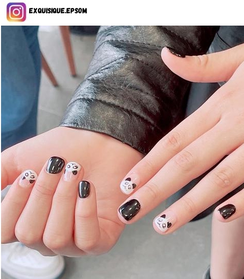 panda nail design ideas