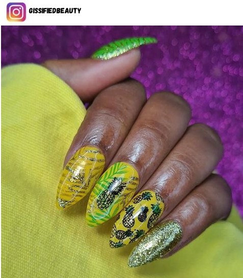 pineapple nails
