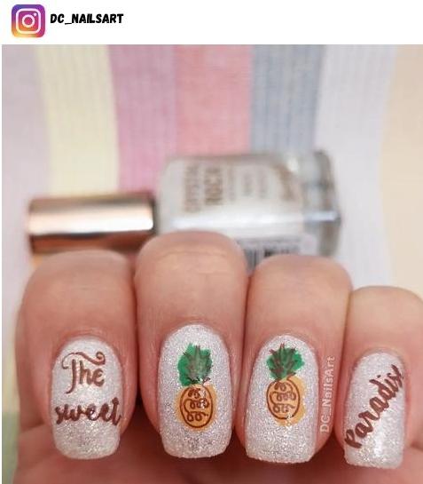 pineapple nails