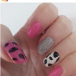 56 Pink Cow Print Nail Designs for 2023