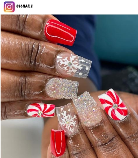 short christmas nails