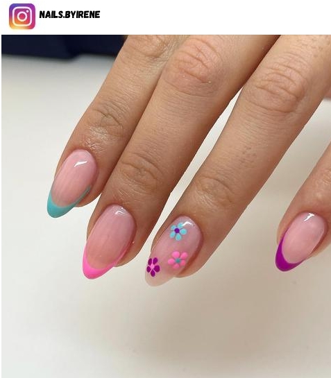 simple flower nail designs