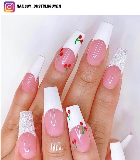 square french tip nail designs