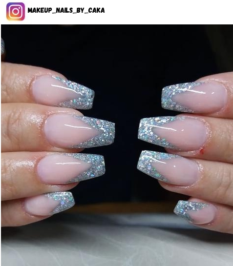square french tip nails