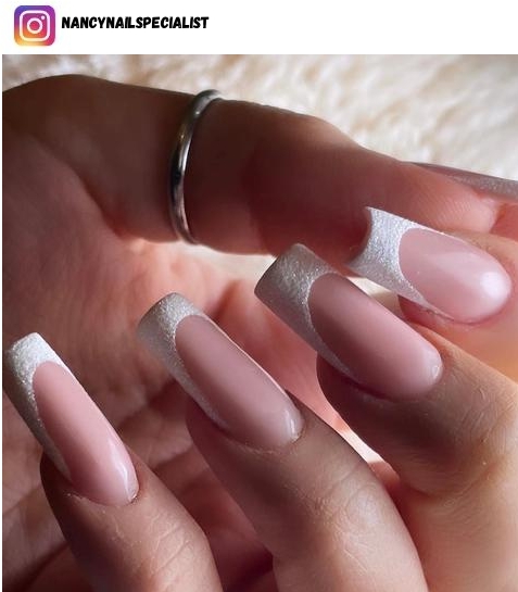 square french tip nail design ideas