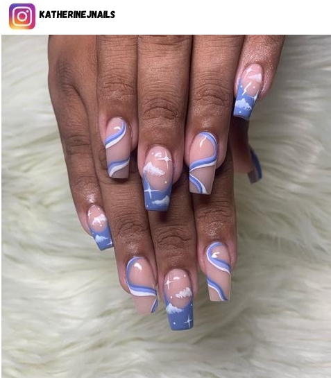 squiggly nail designs