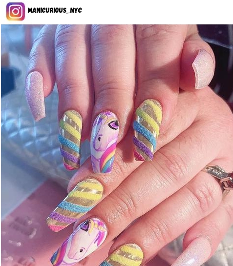 unicorn nail designs