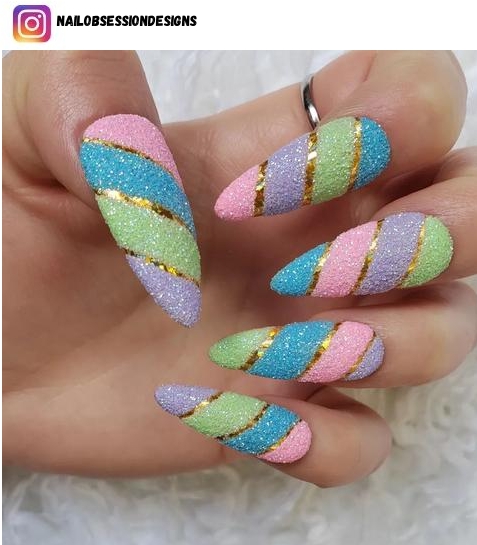 unicorn nail polish design