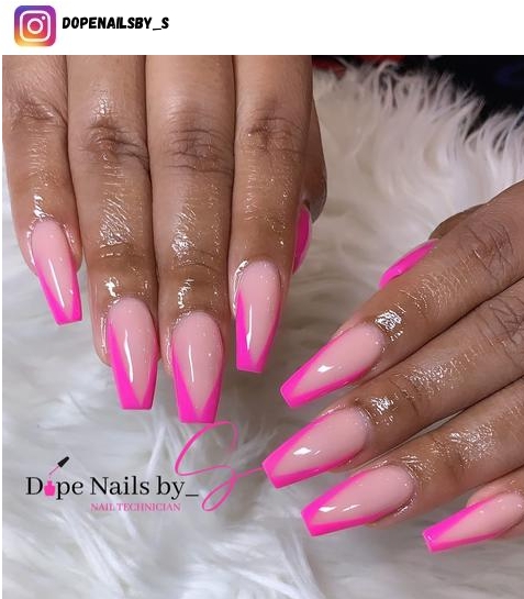 Summer Nails Offer  Reverse V French Nail Extensions   Nail  Extensions with gel polish AED 199  Free classic Pedicure  Nail   Instagram
