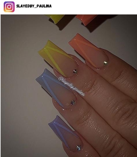 yellow ombre nail design ideas