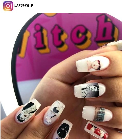 E-Girl nail design