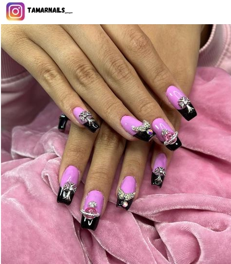 E-Girl nail polish design