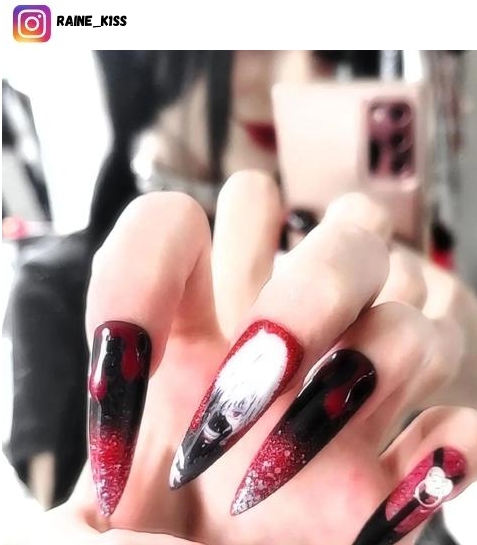 E-Girl nail polish design
