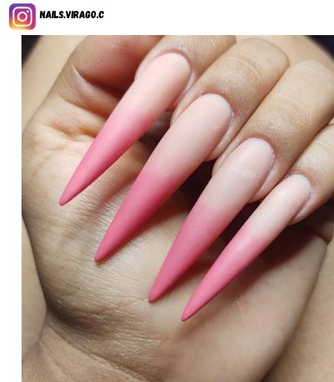 Nezuko nail designs