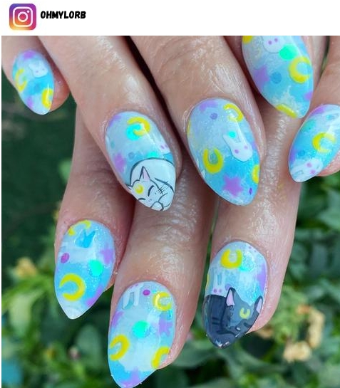 Sailor Moon nails