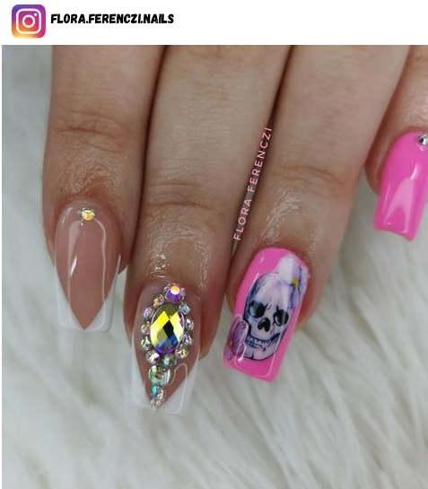 skull nail designs