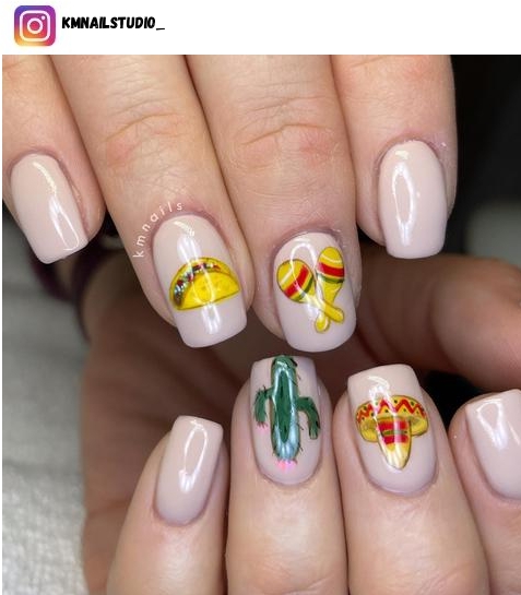 cactus nail designs
