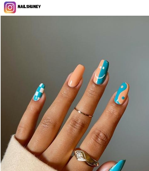 checkered nail design ideas