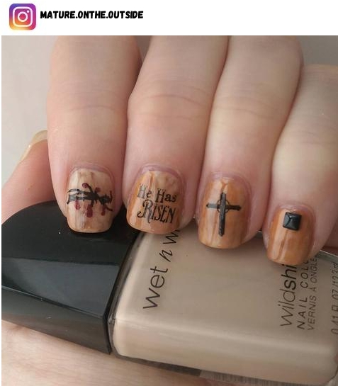 Christian nail art