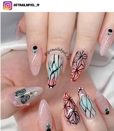 53 Demon Slayer Nail Art Designs for 2022 - Nerd About Town