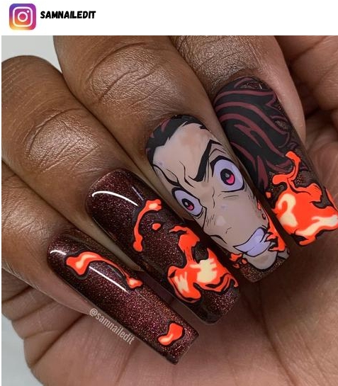 demon slayer nails