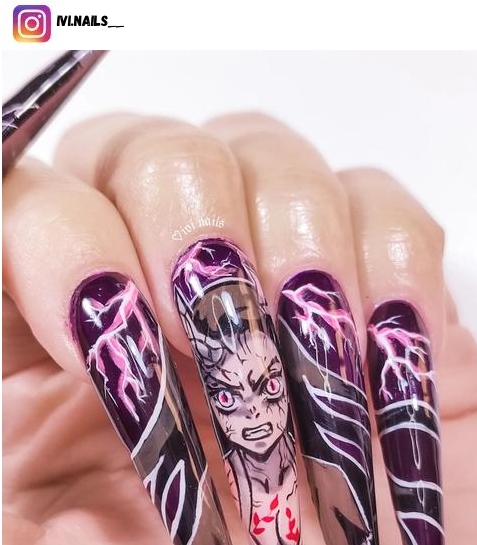 demon slayer nails