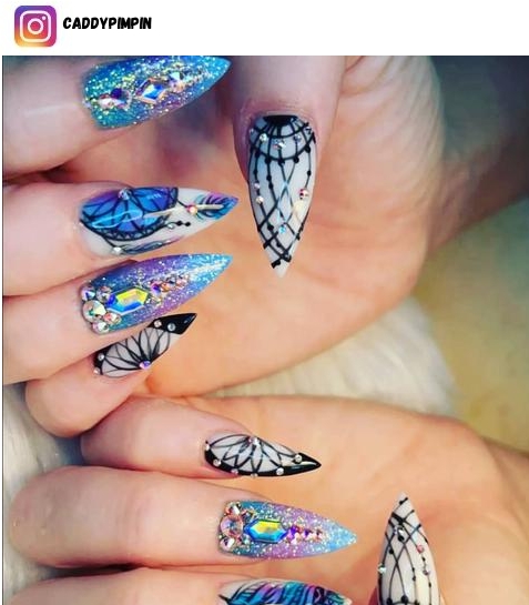 dreamcatcher nail designs