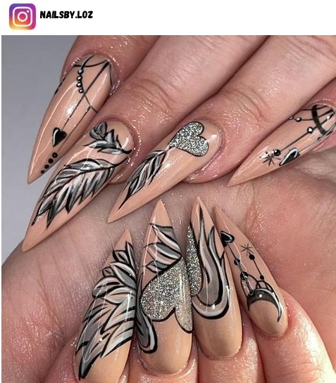 feather nails