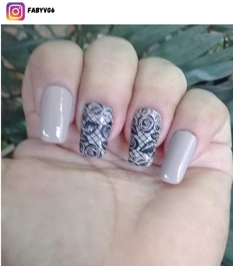 lace nail art
