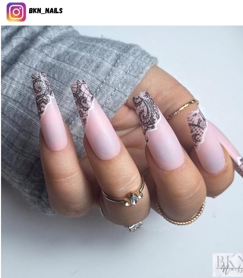 lace nail designs