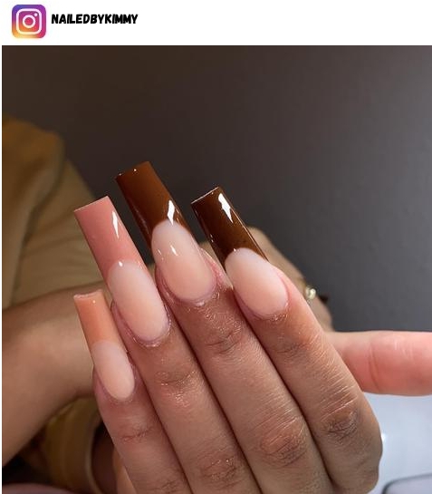 long french tip nails