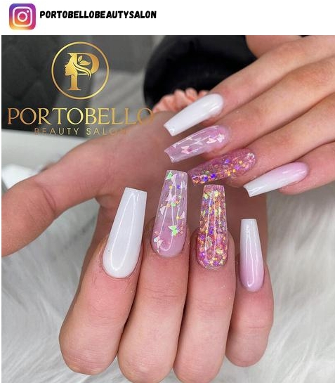 butterfly ombre nail designs