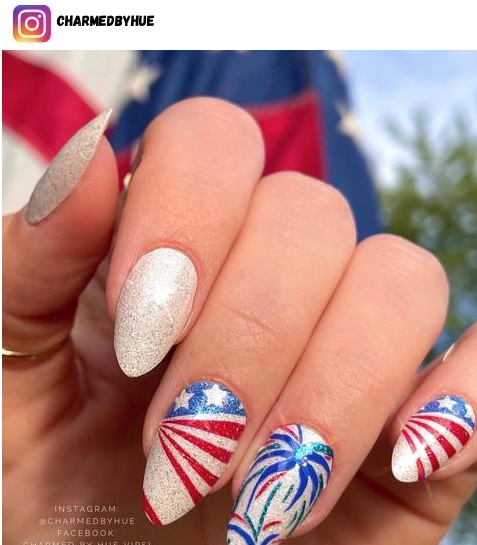 patriotic nail art