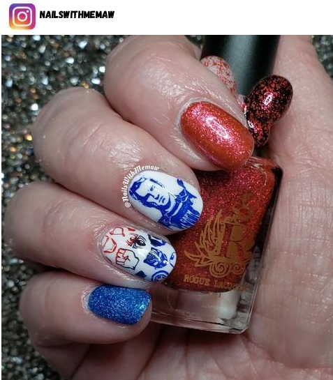 patriotic nail art
