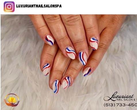 patriotic nail design